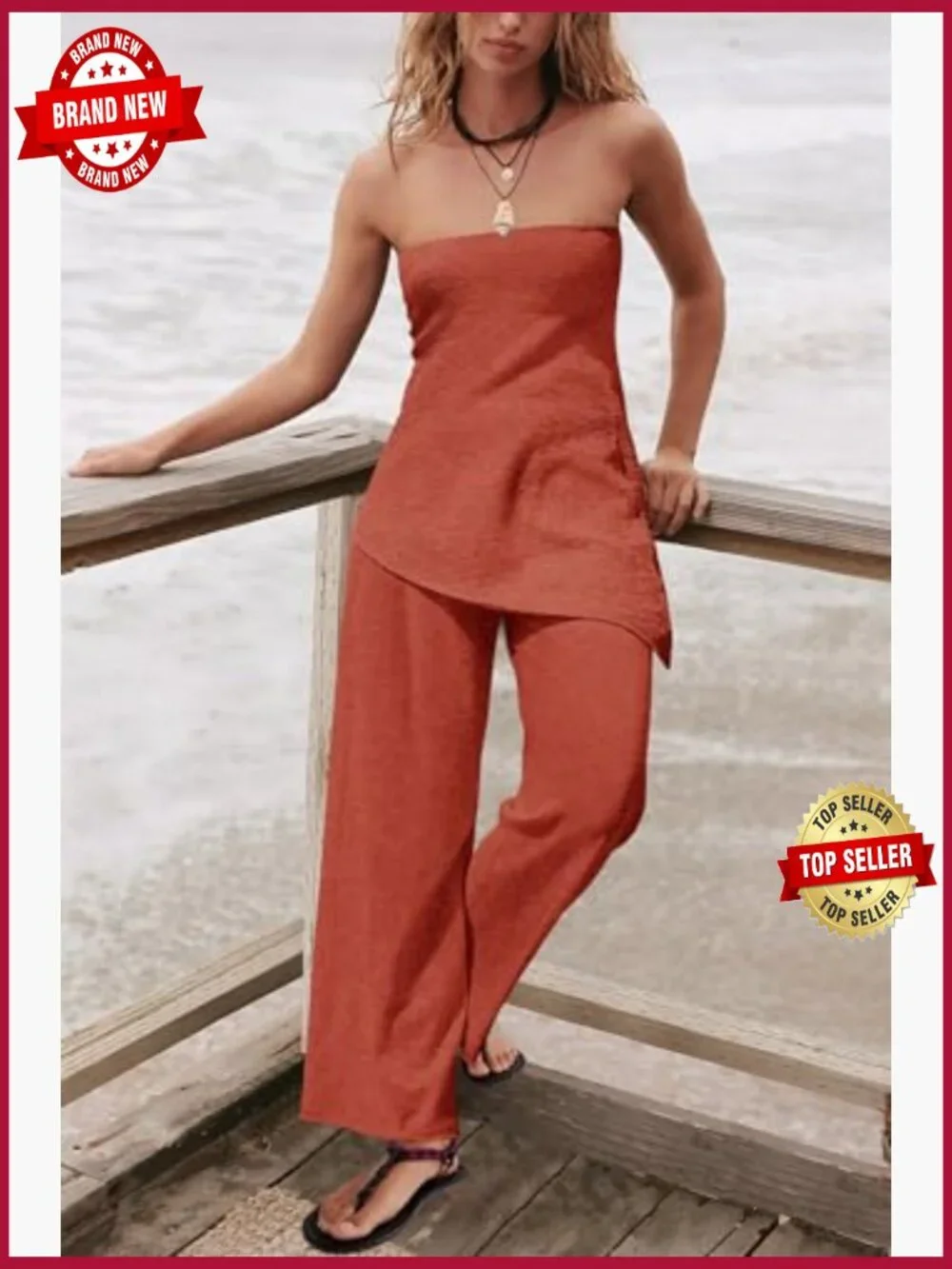 Off Shoulder Knit Matching Lounge Set